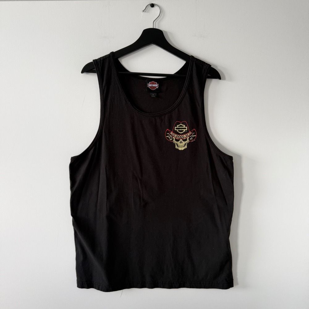 Harley-Davidson Homecoming 2023 Chris Stapleton Hank Williams Jr Tank Top L